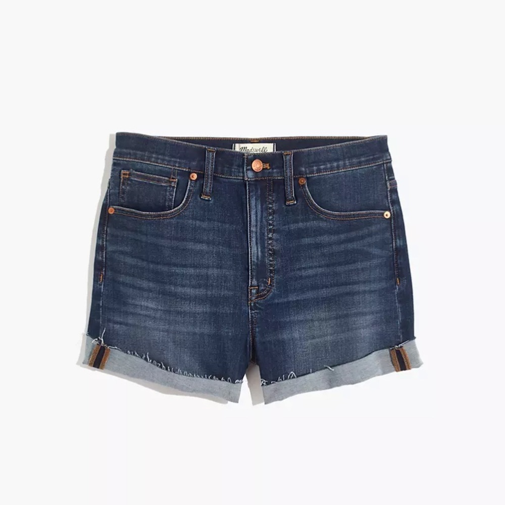 Madewell high rise denim shorts